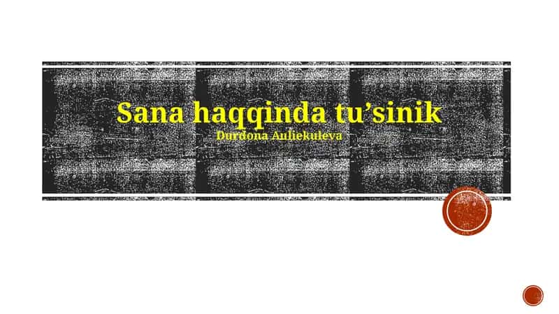 Sana haqqinda tuʼsinik