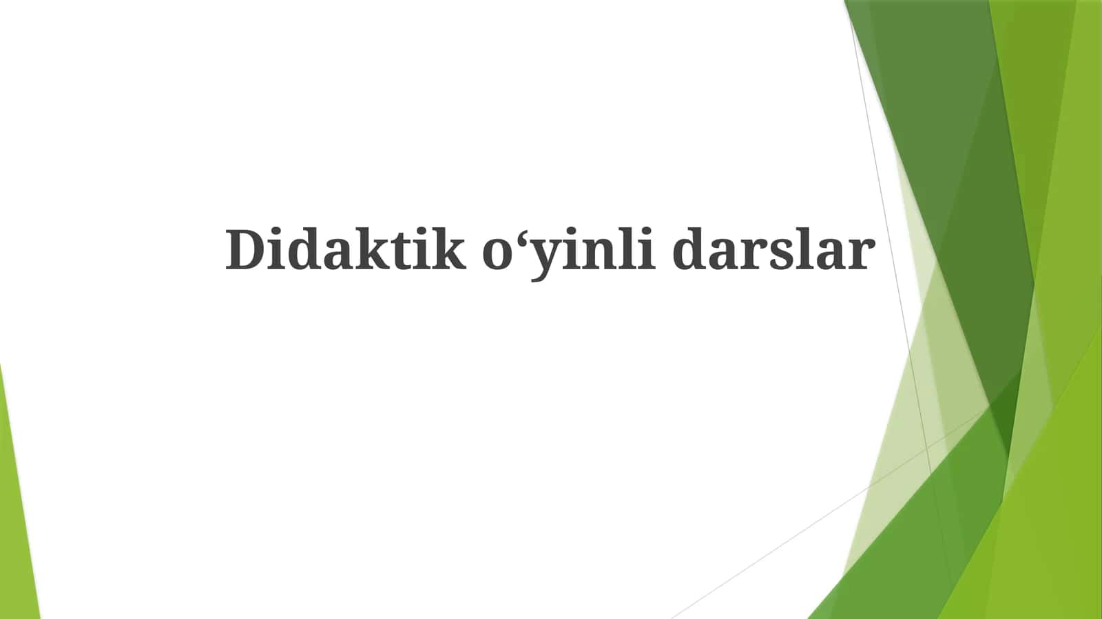 Didaktikoʻyinlidarslar