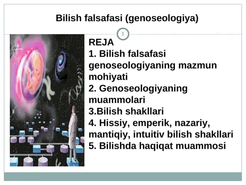 Bilish falsafasi (genoseologiya)