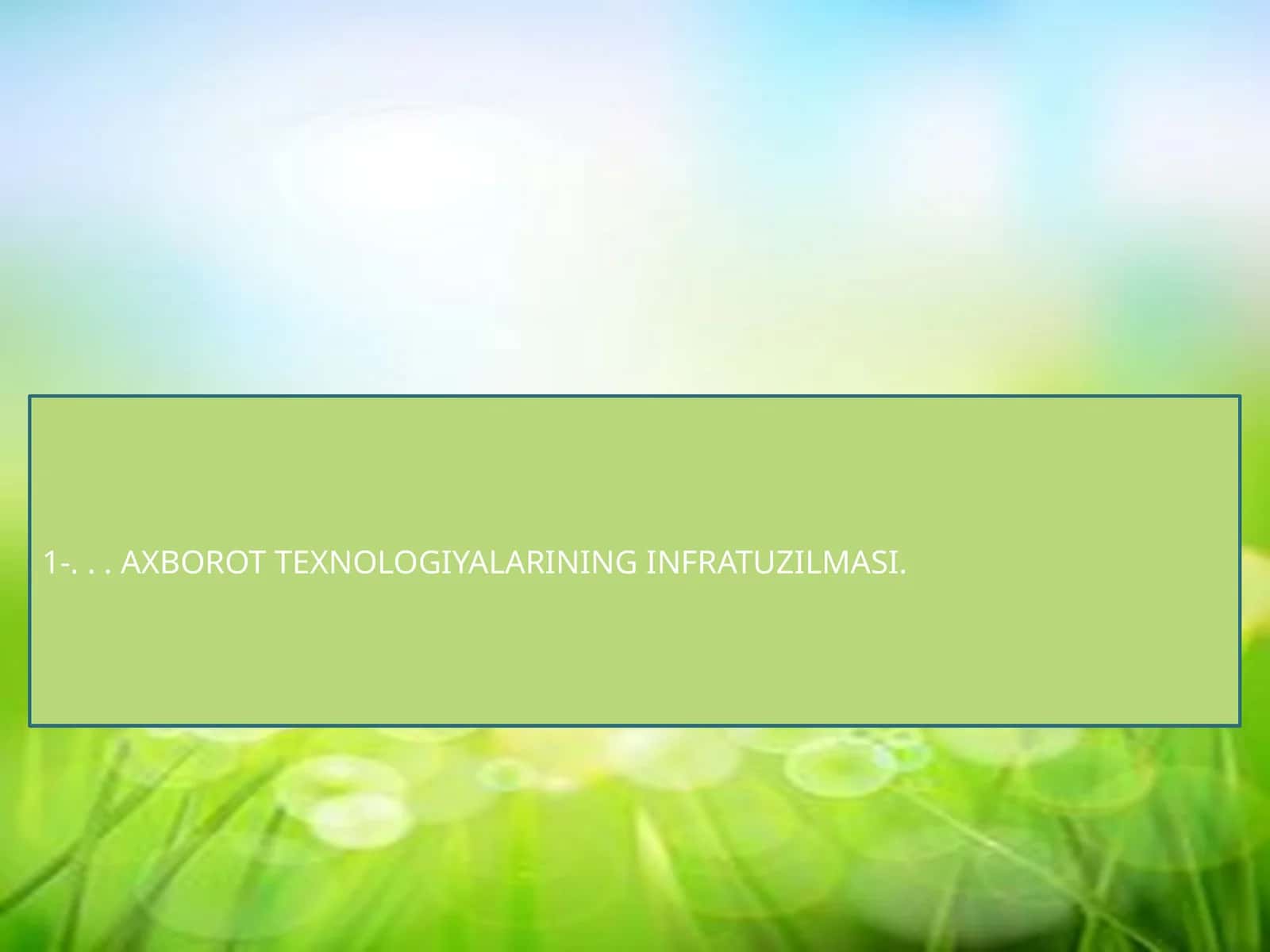 Iqitisodiyotda axborot-kommunikatsiya tеxnologiyalari va tizimlari fanining ahamiyati, maqsadi va vazifalari
