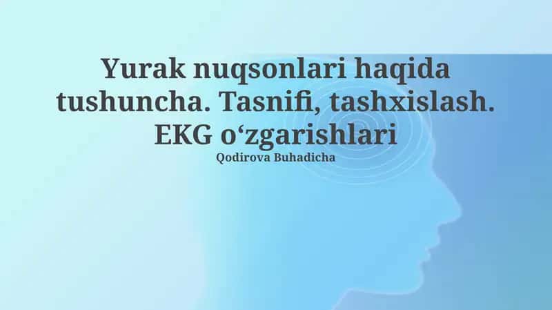 Yurak nuqsonlari: Ta'rif va tasniflash