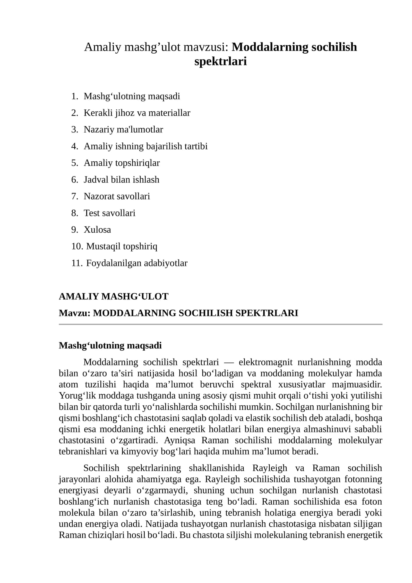 MODDALARNING SOCHILISH SPEKTRLARI