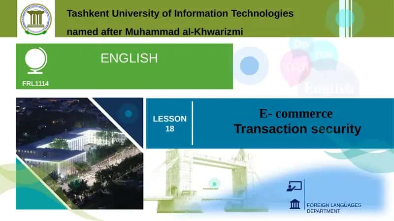 Transaction Security in E-commerce