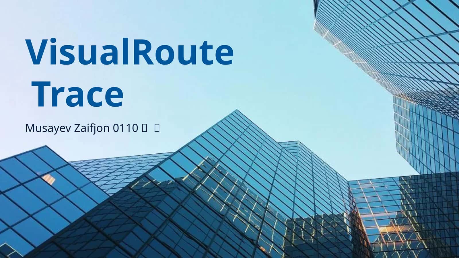 VisualRoute