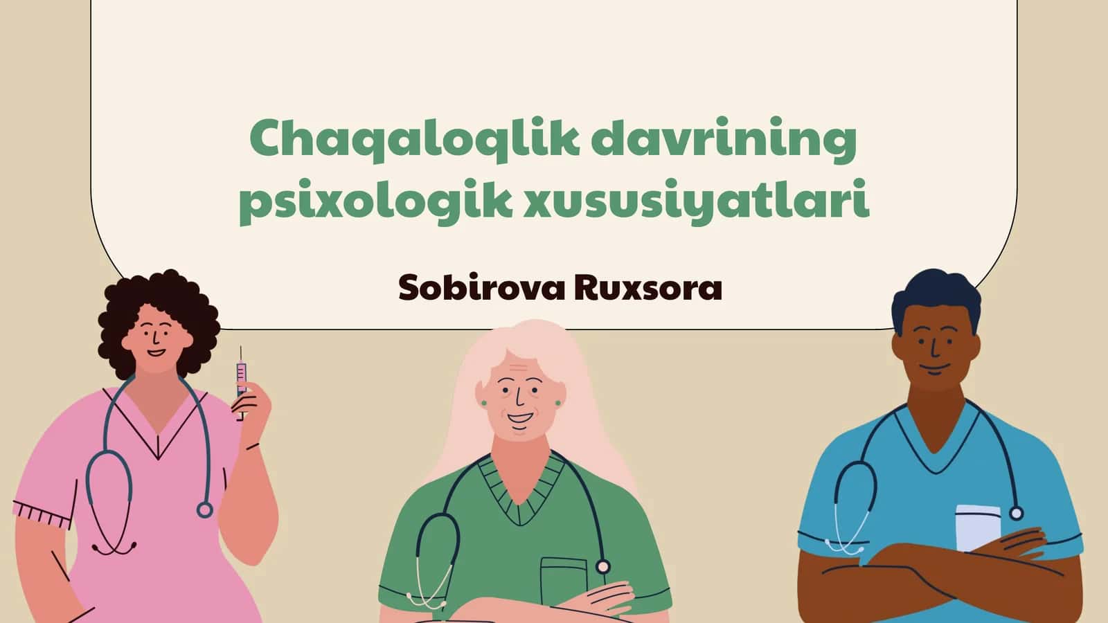 Chaqaloqlik davrining psixologik xususiyatlari