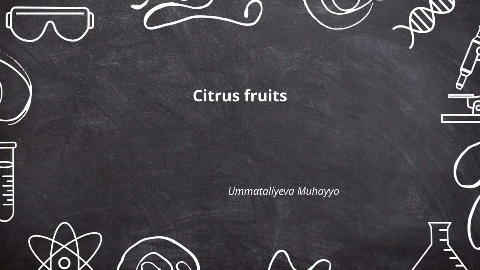 Varieties of Citrus Fruits