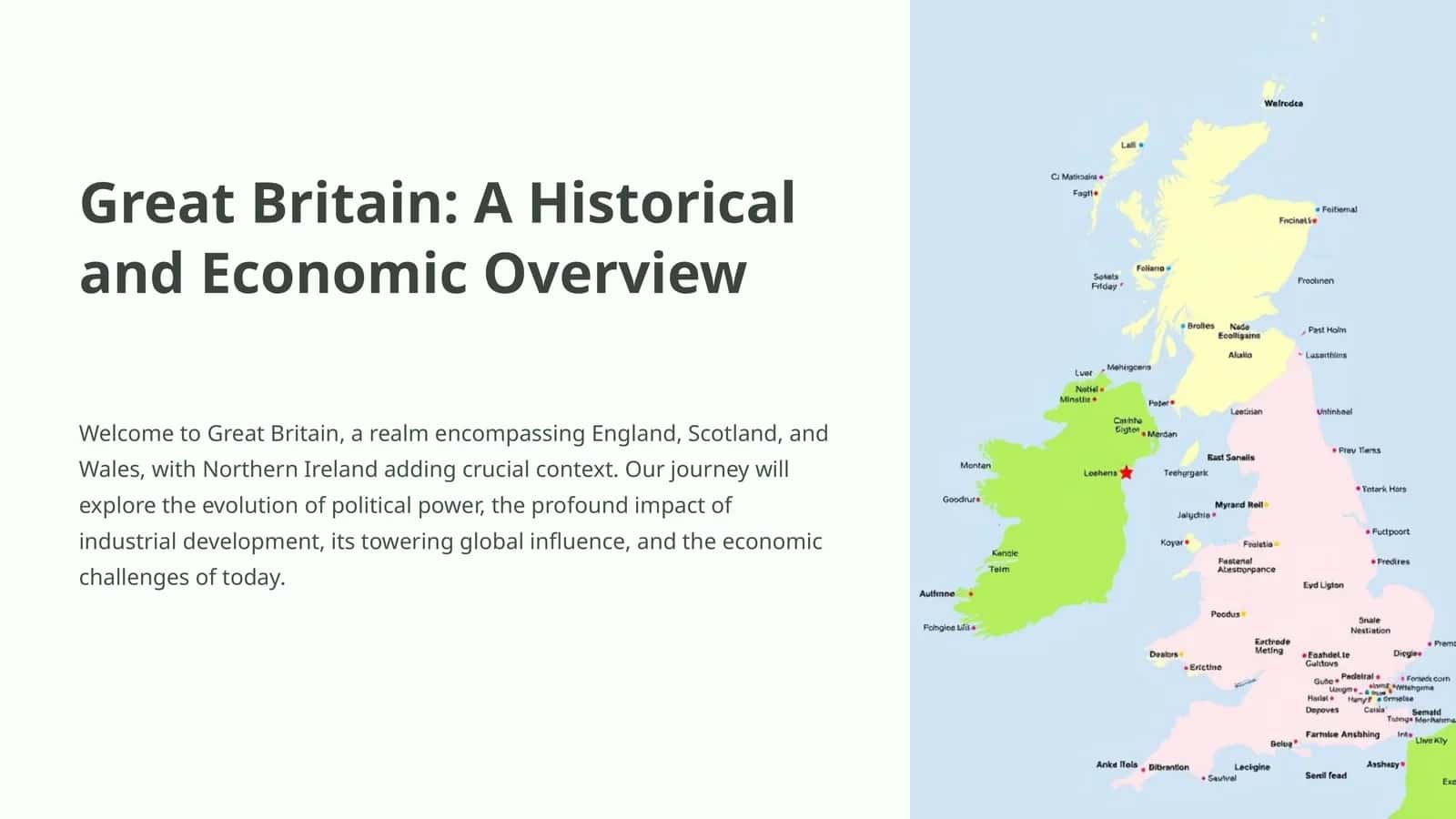 Great Britain: A Historical and Economic Overview