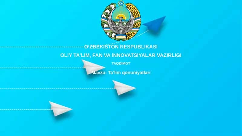 Ta'lim qonunchiligining tarixi