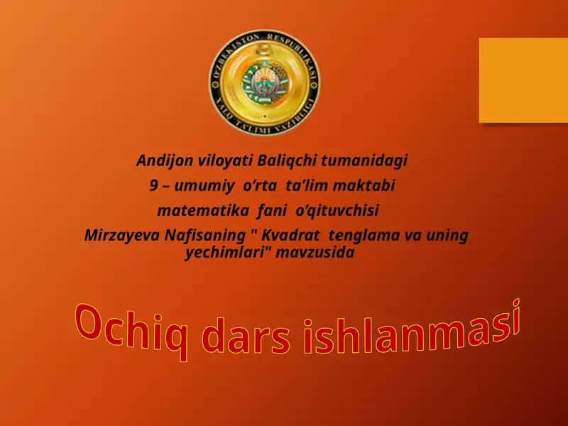 Taqdimot