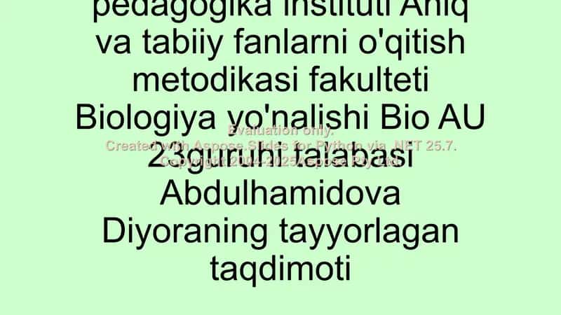 Fitotopologik va Fitosenotik Klassifikatsiya