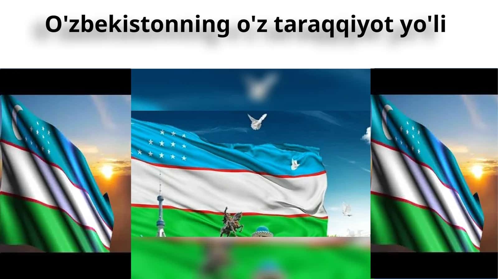 O'zbekistonning o'z taraqqiyot yo'li