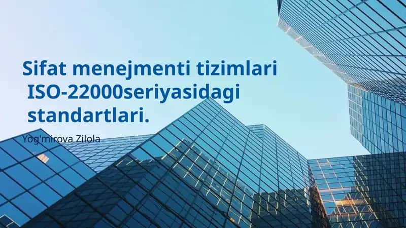 ISO-22000 Standartlari