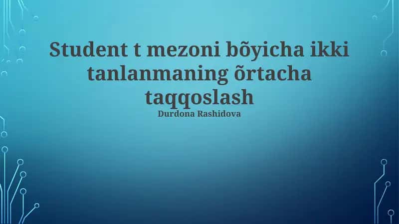 Ikki Tanlanmalar Taqqoslash