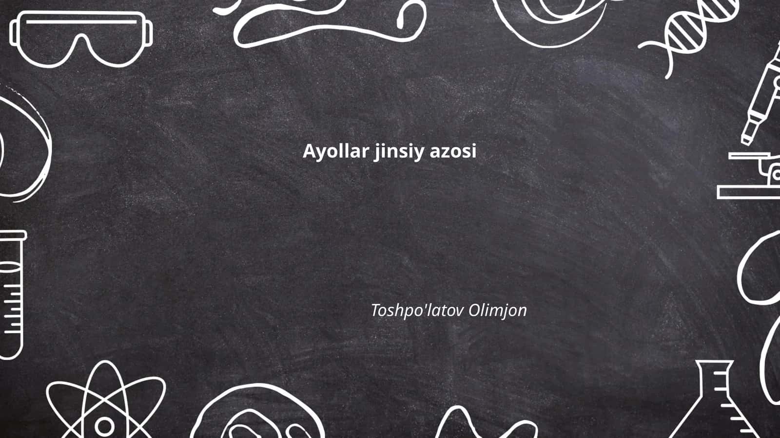 Ayollar jinsiy azosi