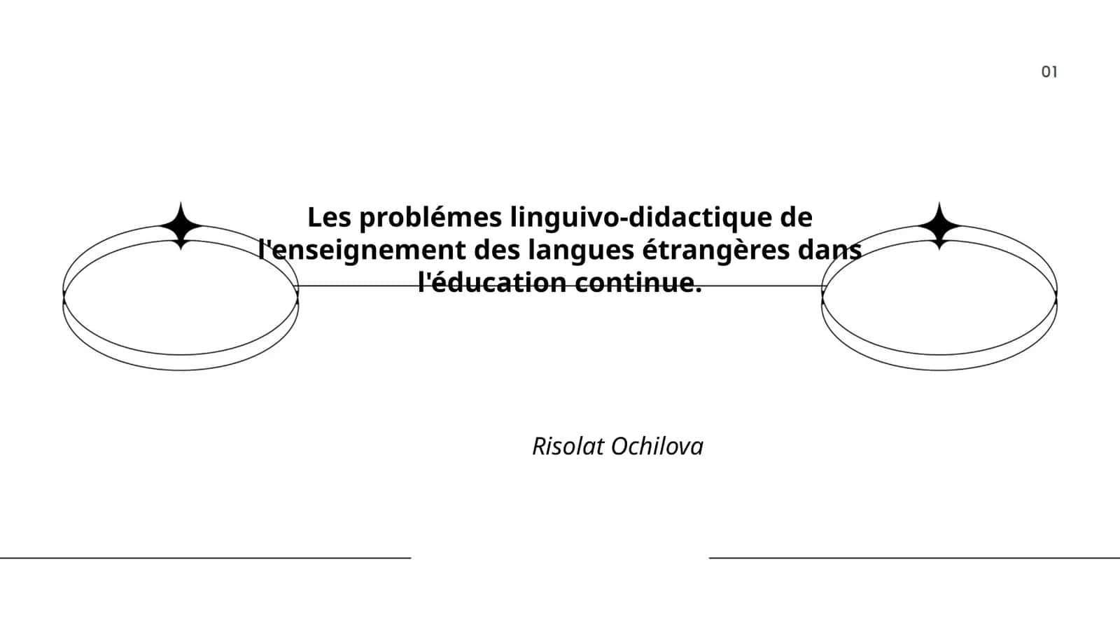 Les problémes linguivo-didactique de l'enseignement des langues étrangères dans l'éducation continue