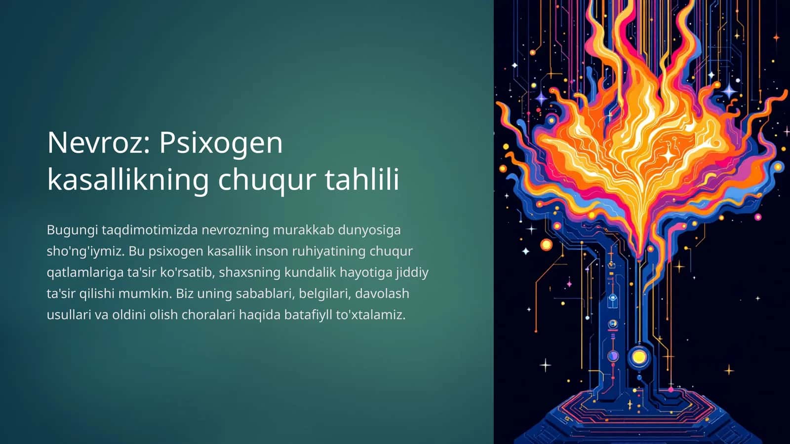 Nevroz: Psixogen kasallikning chuqur tahlili