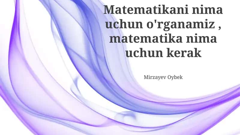 Moliyaviy Savod uchun Matematika