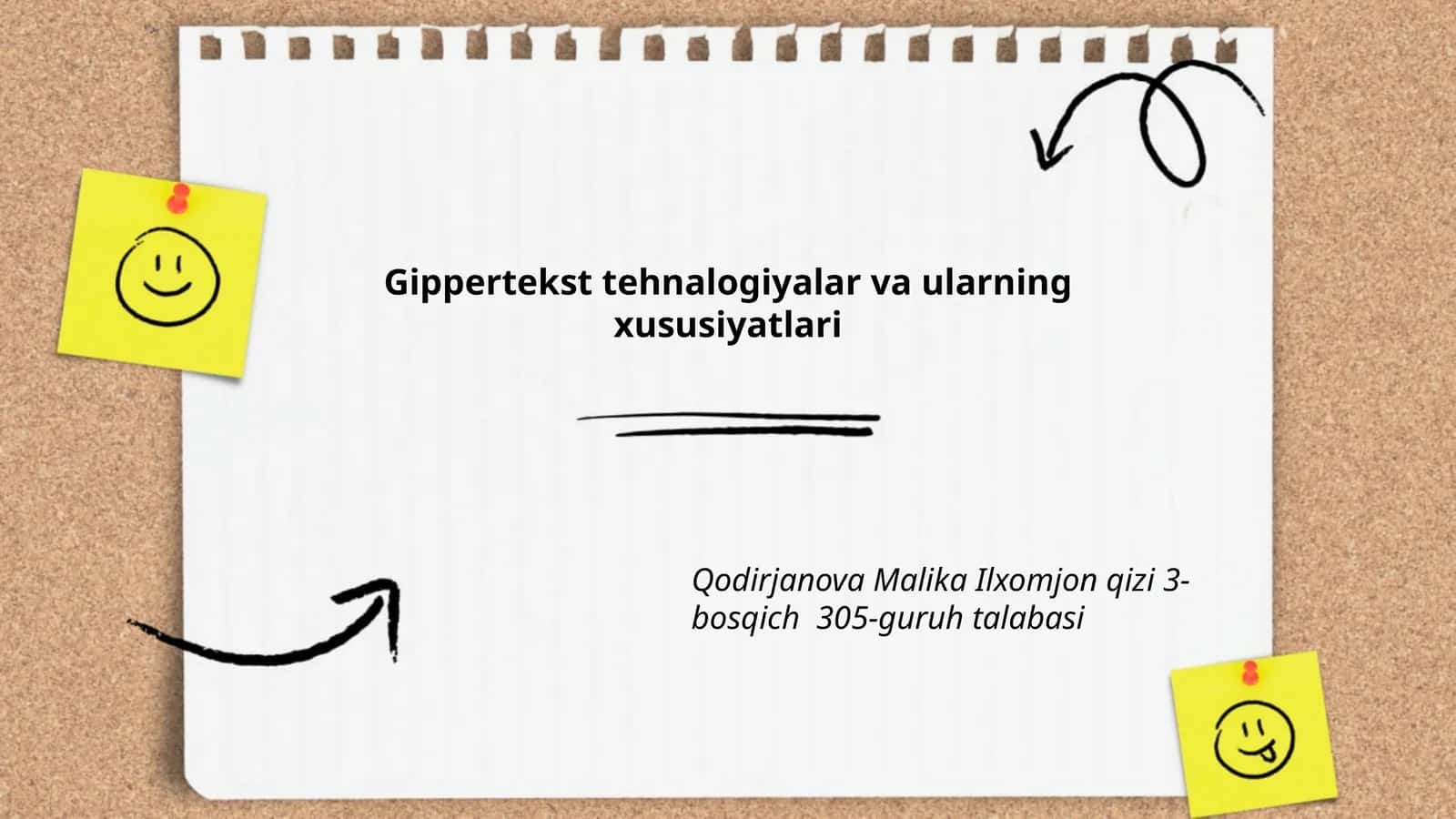 Gippertekst tehnalogiyalar va ularning xususiyatlari