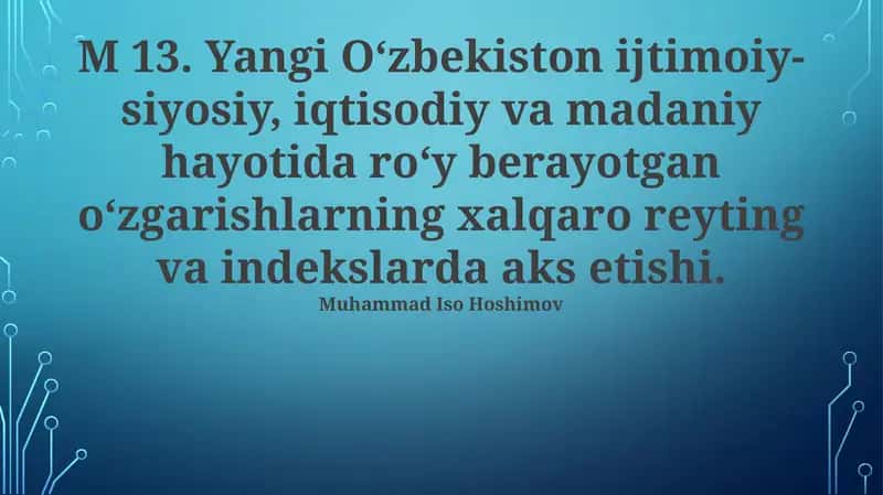 Iqtisodiy taraqqiyot yo'llari: indeks tahlillari