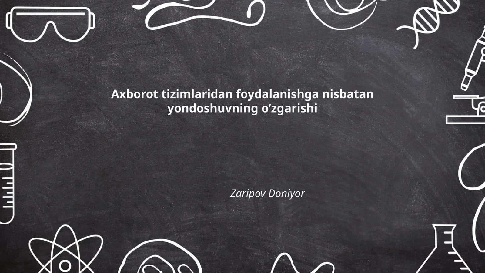 Axborot texnologiyalarining rivojlanishi