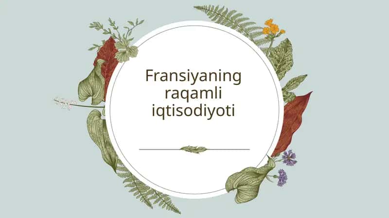 Fransiyaning raqamli iqtisodiyoti