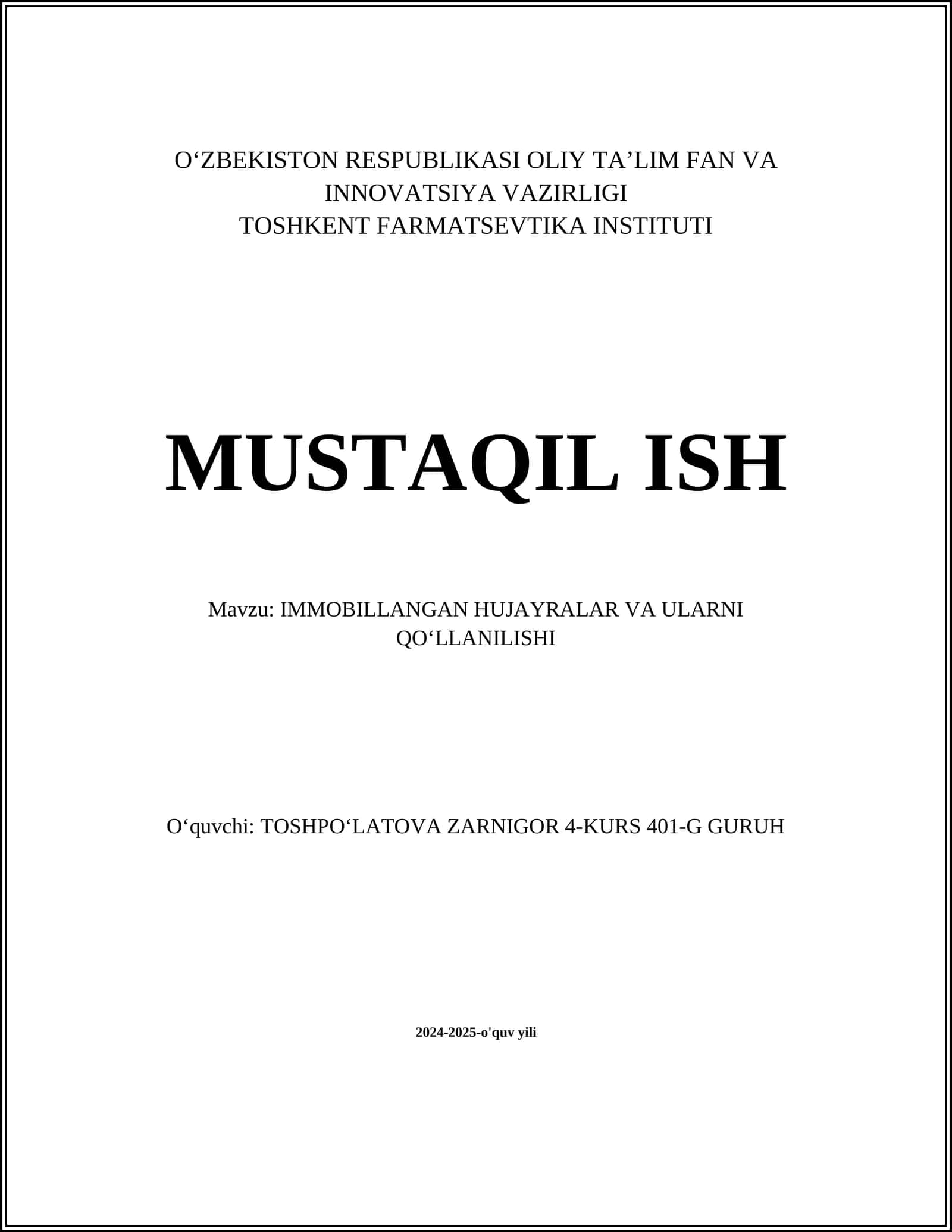 Hujayra muhandisligi asoslari