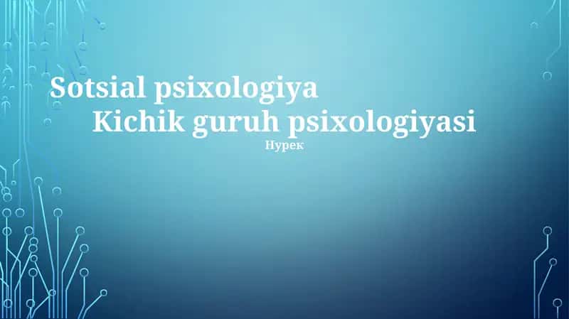 Sotsial psixologiya