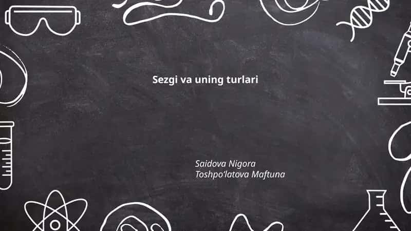Sezgi va uning turlari