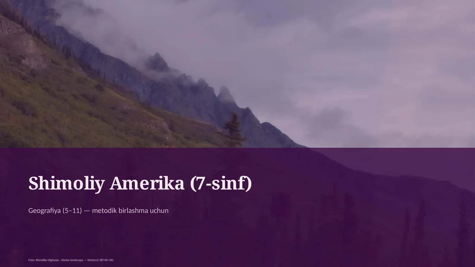 Shimoliy Amerika (7-sinf)