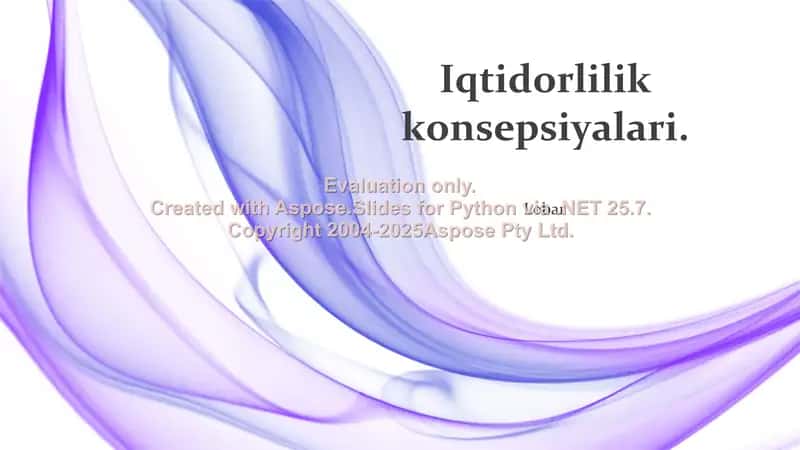 Iqtidorlilik konsepsiyalari