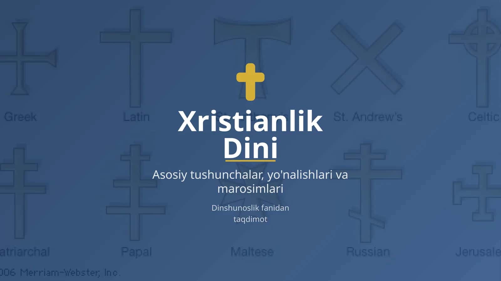 xristianlik dini