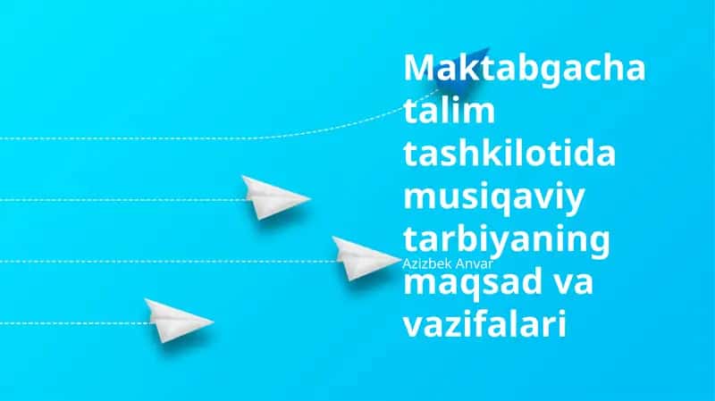 Musiqaviy tarbiya