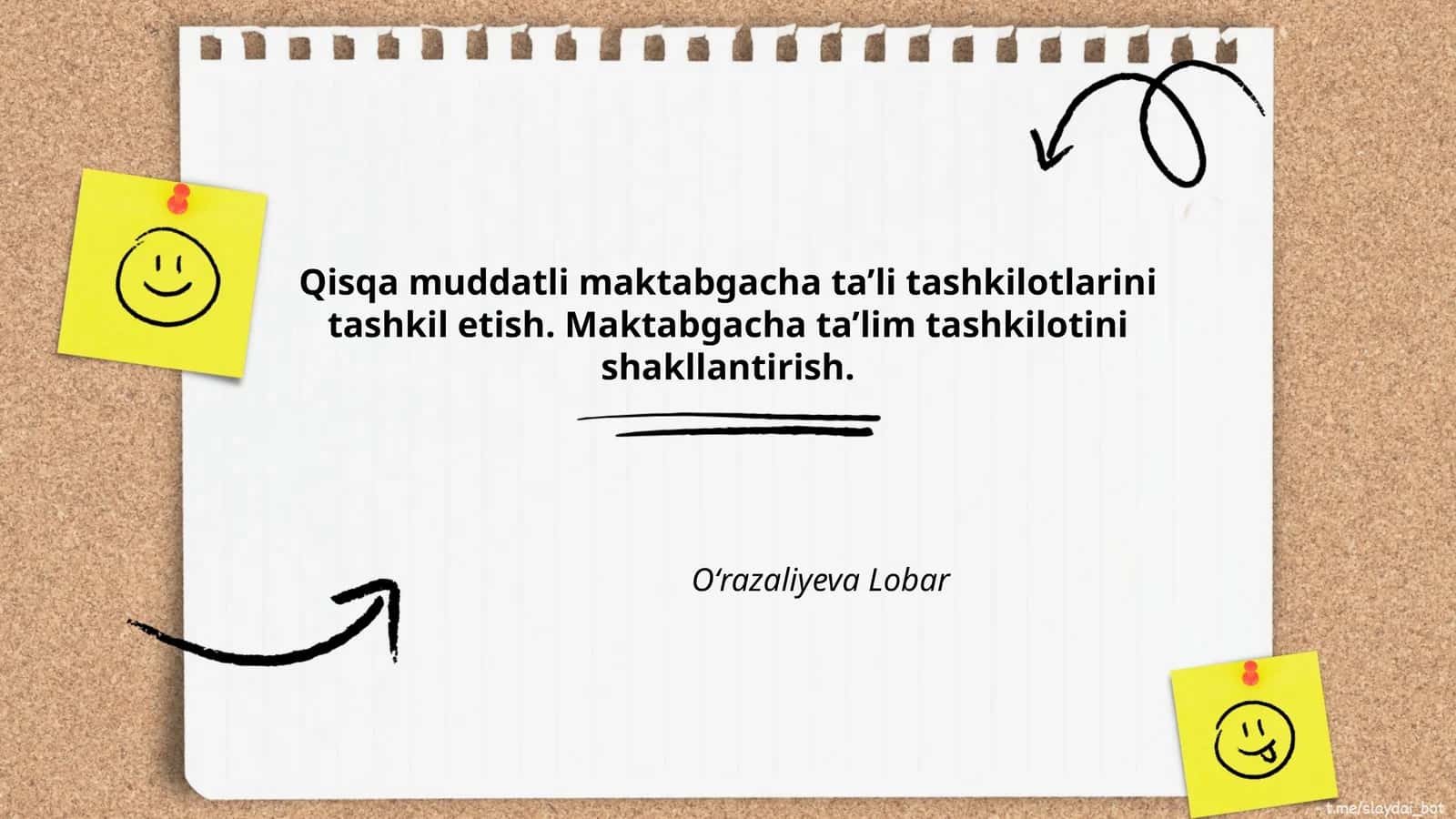 Qisqa muddatli maktabgacha ta’li tashkilotlarini tashkil etish
