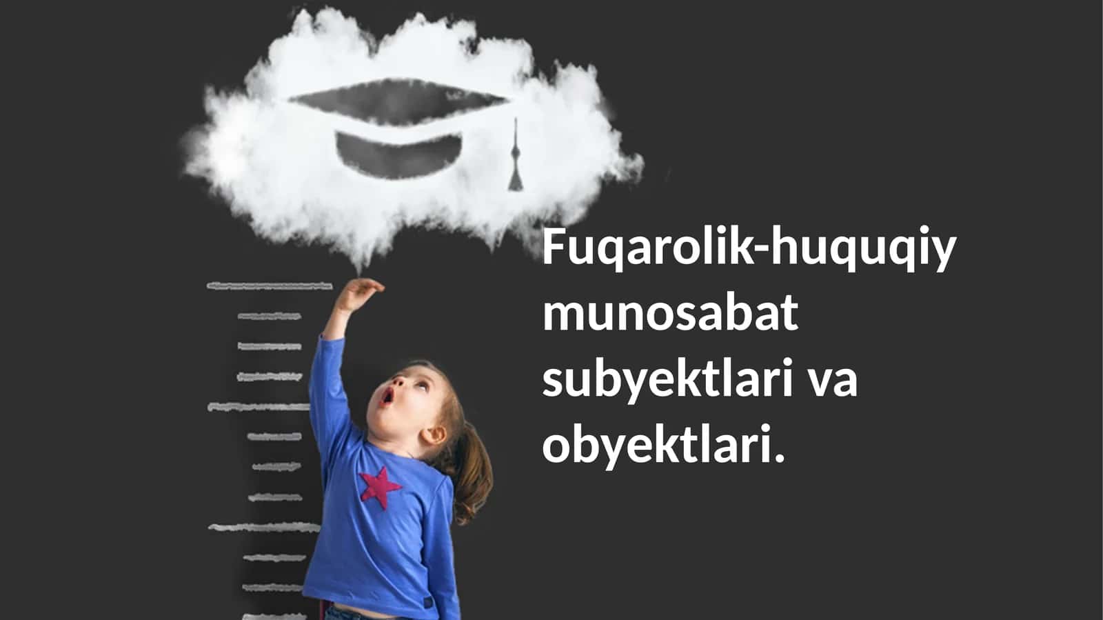 Fuqarolik-huquqiymunosabat sub'ektlari va ob'ektlari