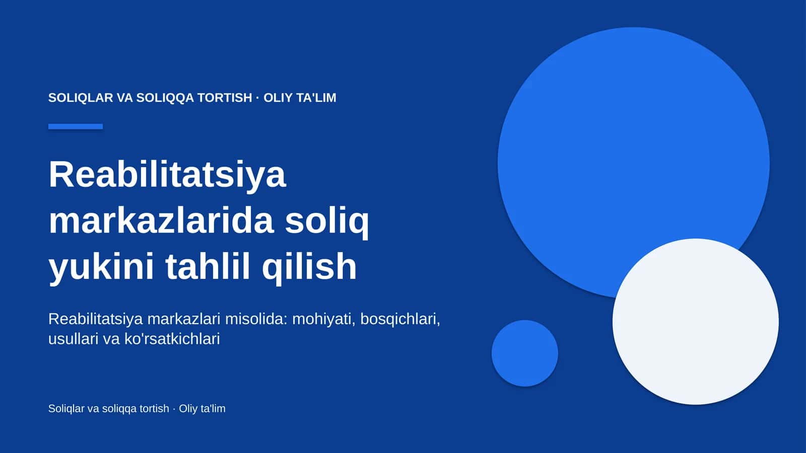 reabilitatsiya markazlarida soliq yukini tahlil qilish 8779