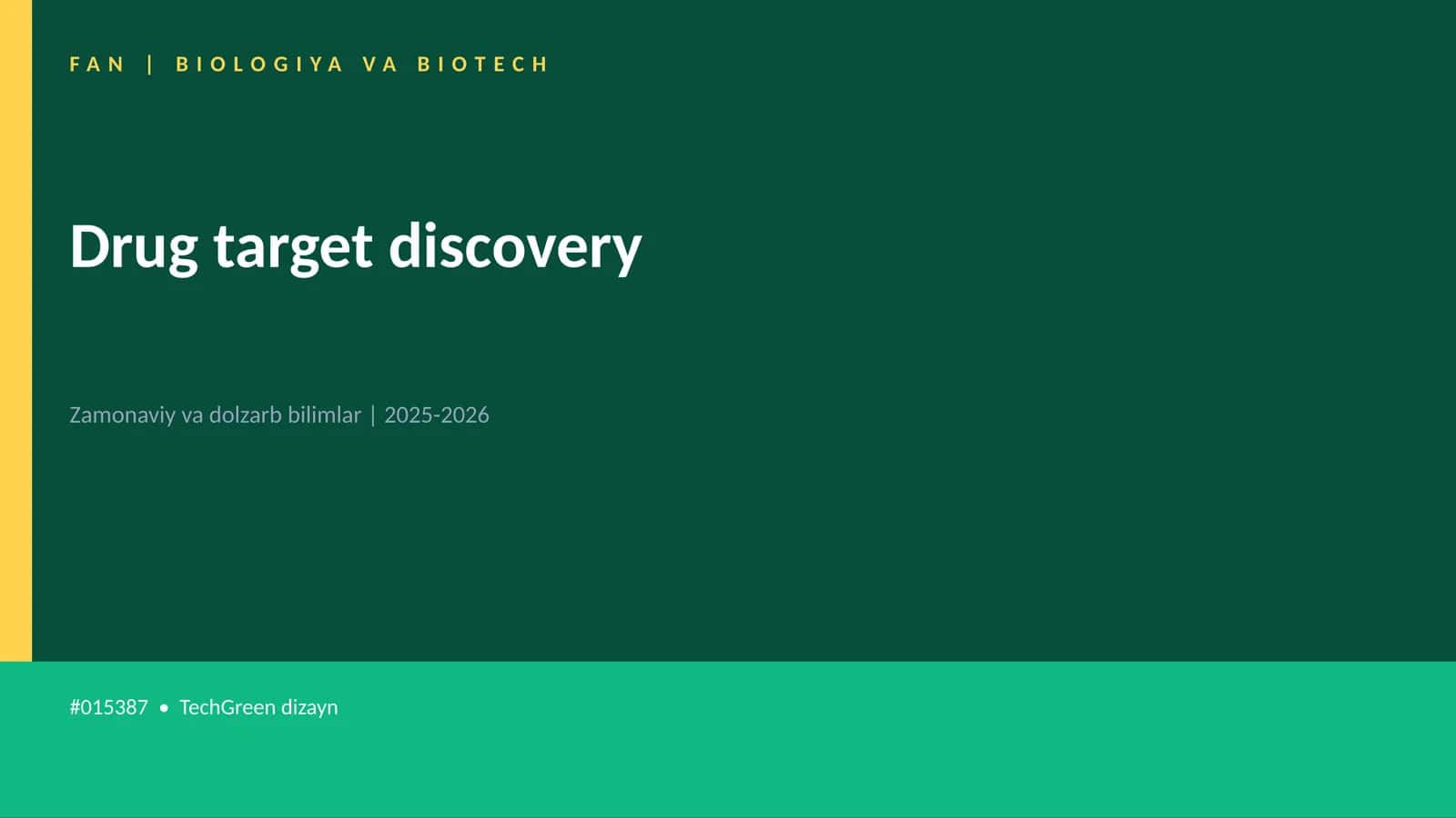 Drug target discovery