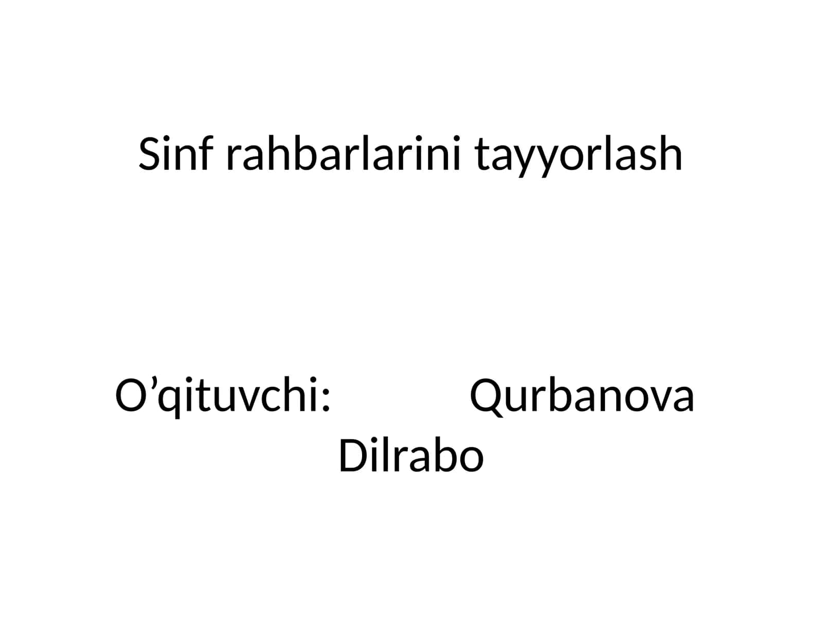 O’quvchilarni bo’sh vaqtini mazmunli tashkil etish va kasbga yo’naltirish