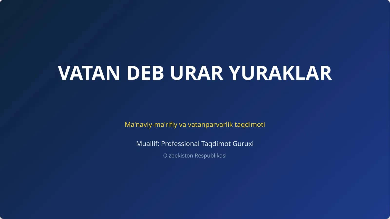 VATAN DEB URAR YURAKLAR