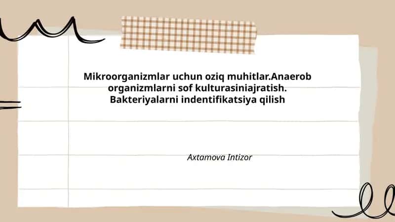 Mikroorganizmlar uchun oziq muhitlar
