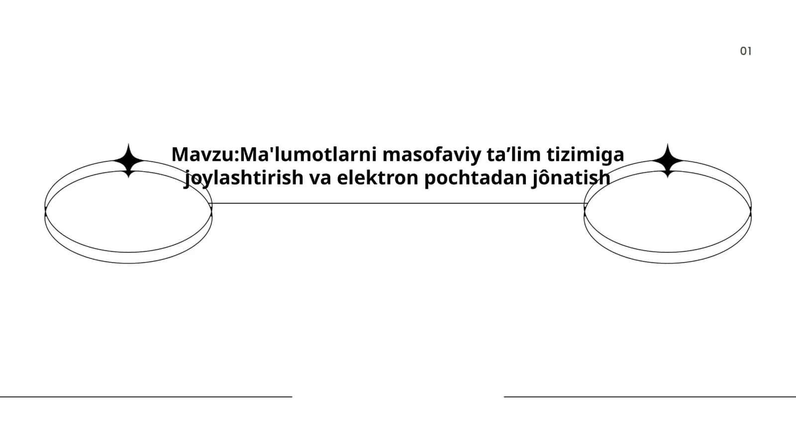 Ma'lumotlarni masofaviy taʼlim tizimiga joylashtirish va elektron pochtadan jônatish