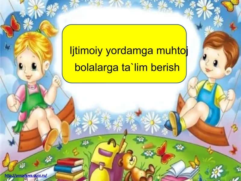 ALOXIDA YORDAMGA MUXTOJ - ANOMAL BOLALARNING TURLI XIL TOIFALARI USTIDA ISH OLIB BORILADI