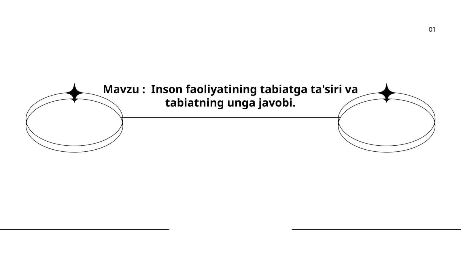 Inson faoliyatining tabiatga ta'siri va tabiatning unga javobi