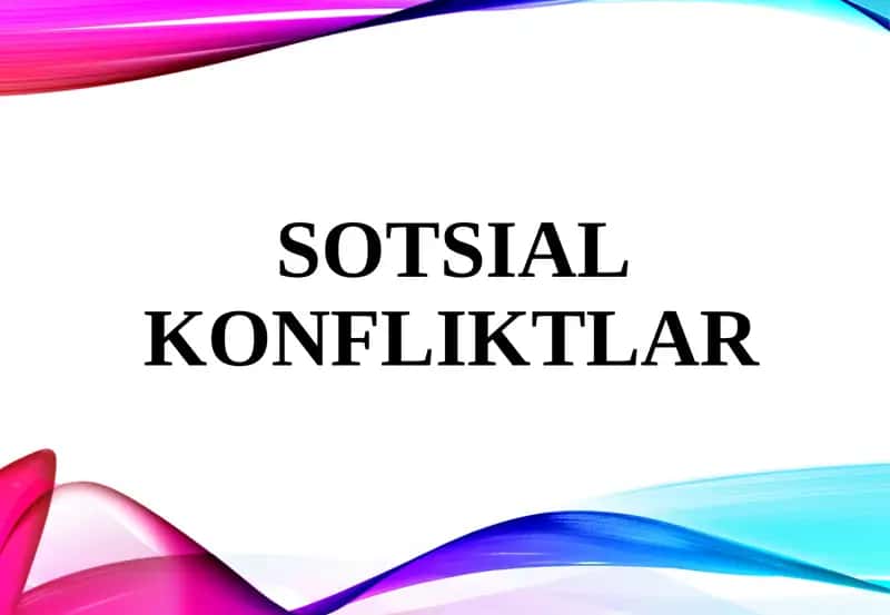 Sotsial konfliktlar