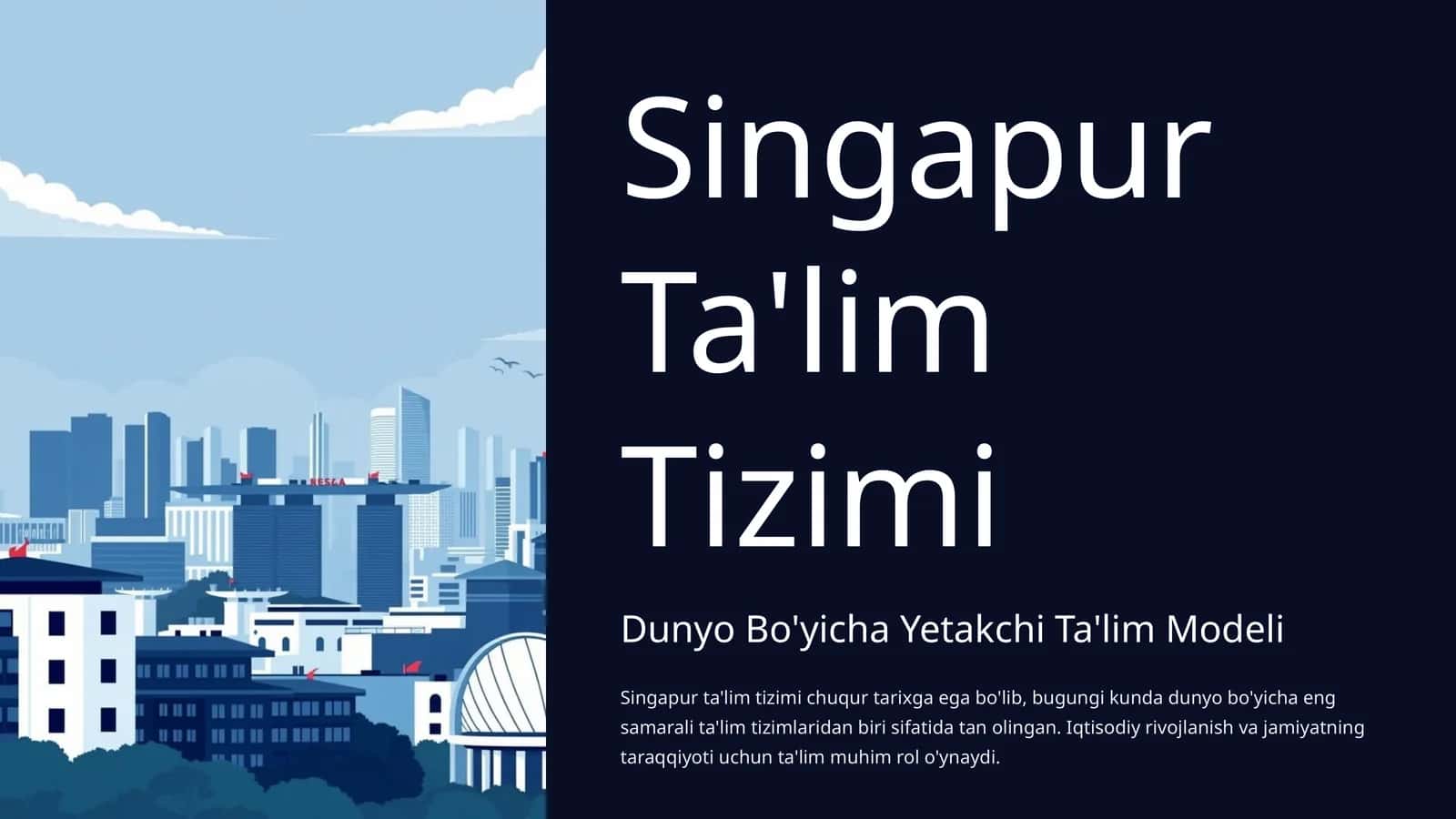 Singapur Ta'lim Tizimi