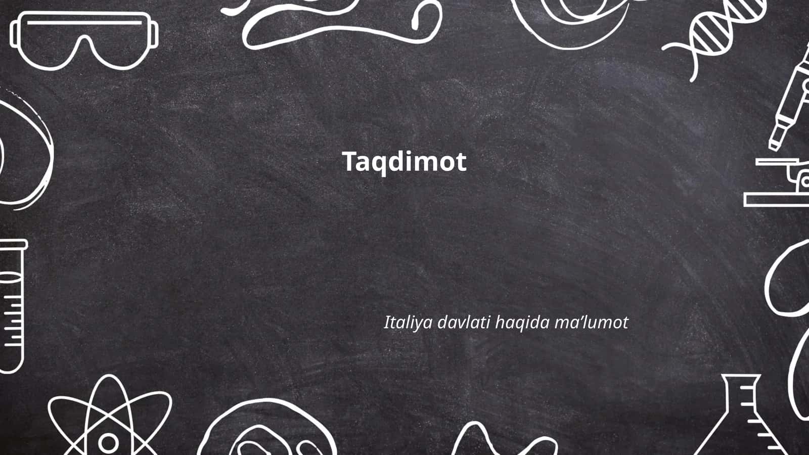 Taqdimot haqida maʼlumot