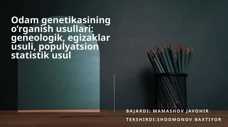 Odamgenetikasi