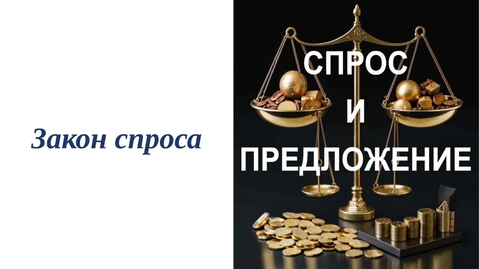 Закон спроса в экономике