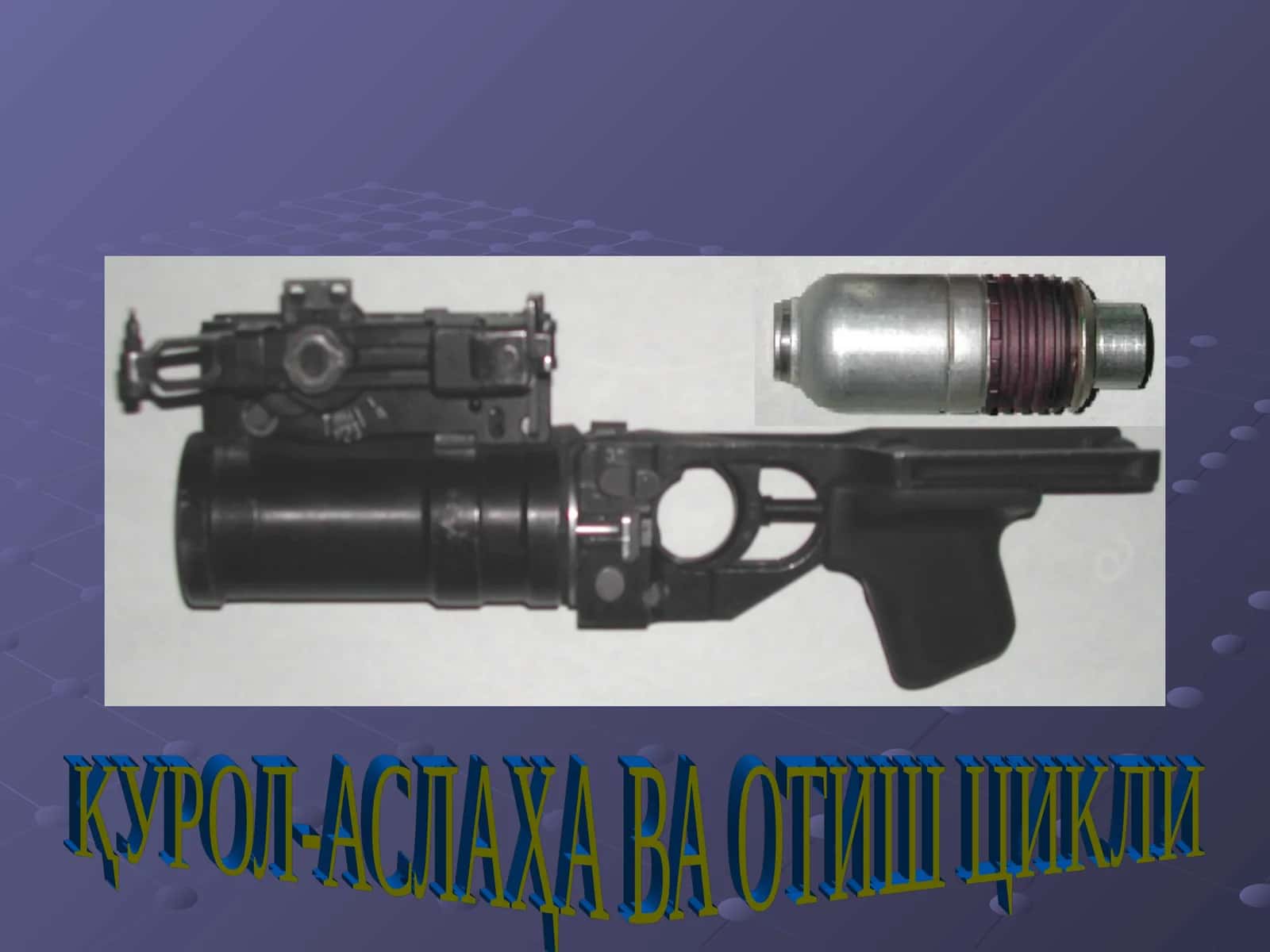 ҚУРОЛ-АСЛАҲА ВА ОТИШ ЦИКЛИ