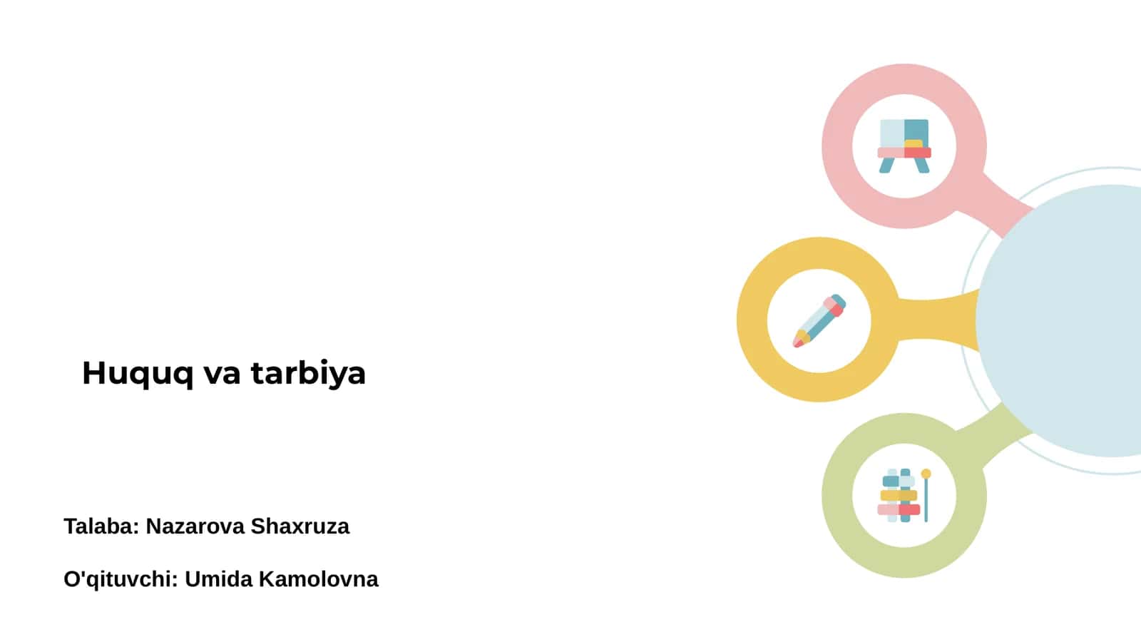 Huquq va tarbiya
