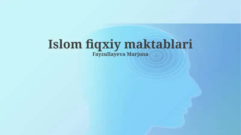 Islom fiqxiy maktablari